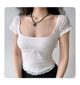 lace square Top