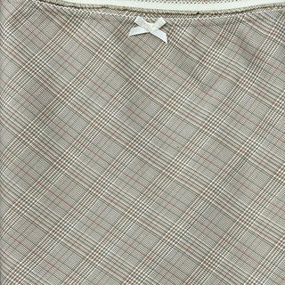 plaid midi skirt