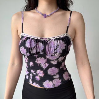 flower spaghetti top