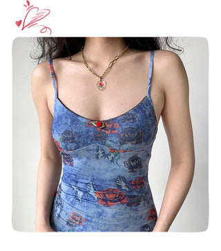 butterfly slip dress