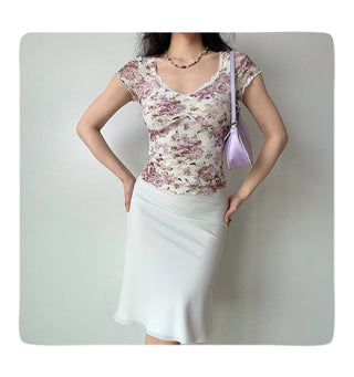 lace short sleeve