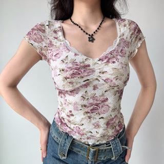lace short sleeve