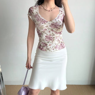 lace short sleeve