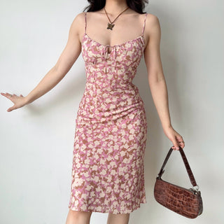 print slip dress