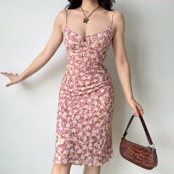 print slip dress