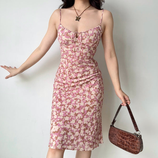 print slip dress