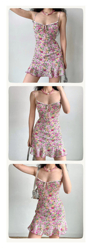 floral sling dress