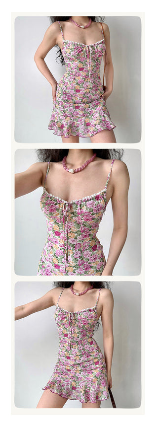 floral sling dress