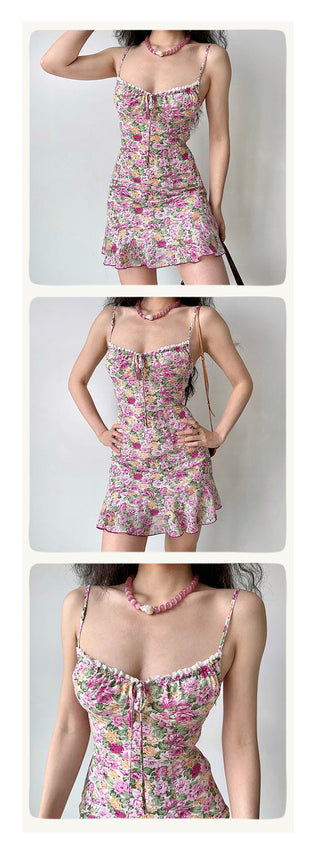 floral sling dress