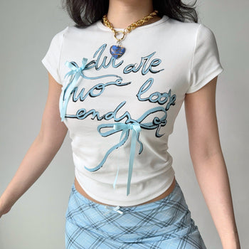 bow shoulder Top