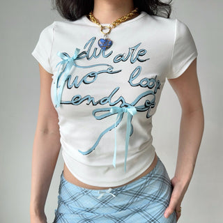 bow shoulder Top