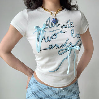 bow shoulder Top