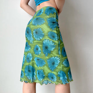 contrast sheath skirt