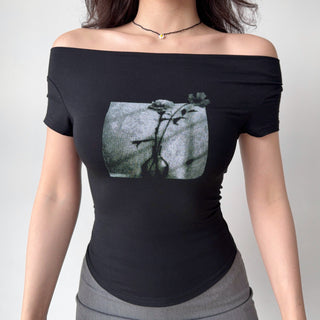 black print Top