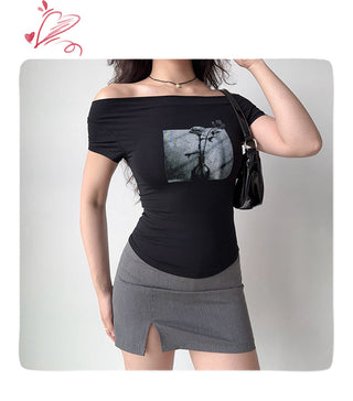 black print Top