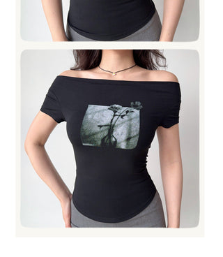 black print Top