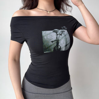 black print Top