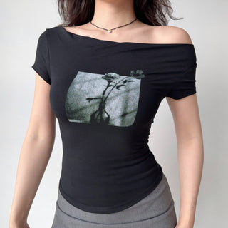 black print Top