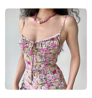 floral sling dress