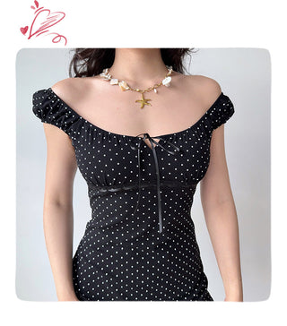 polka dot dress