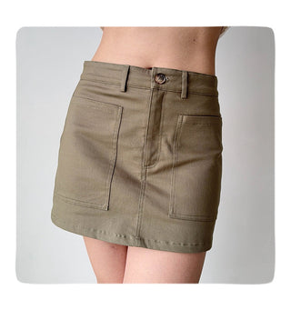 workwear A-line skirt