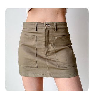 workwear A-line skirt