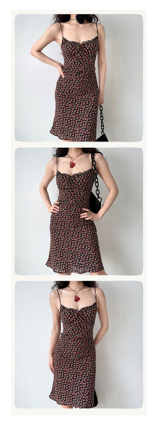 floral strap dress