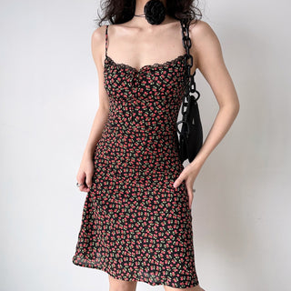 floral strap dress