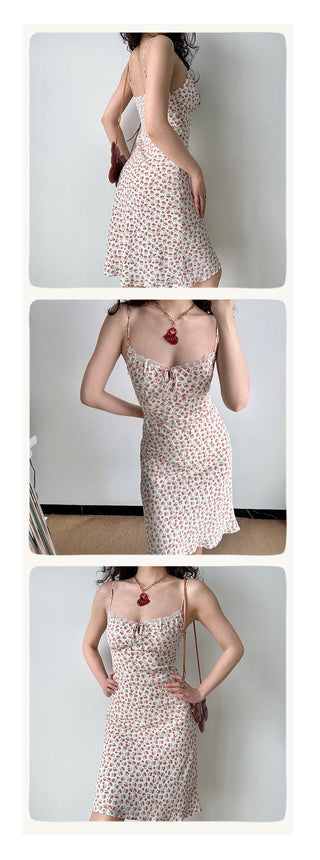 floral strap dress
