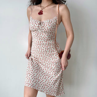 floral strap dress