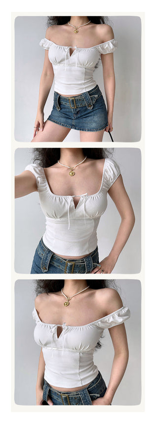hollow square neck