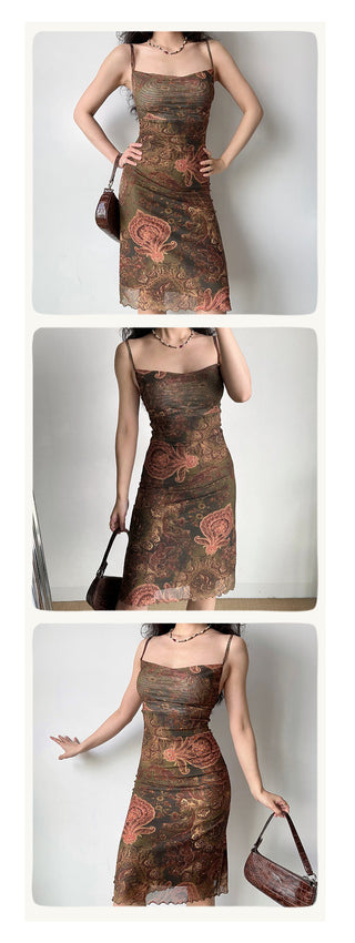 cross collar skirt