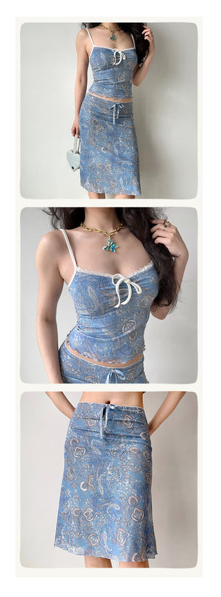 lace floral camisole
