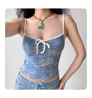 lace floral camisole