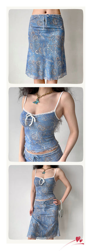 lace floral camisole
