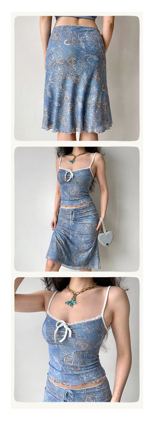 lace floral camisole