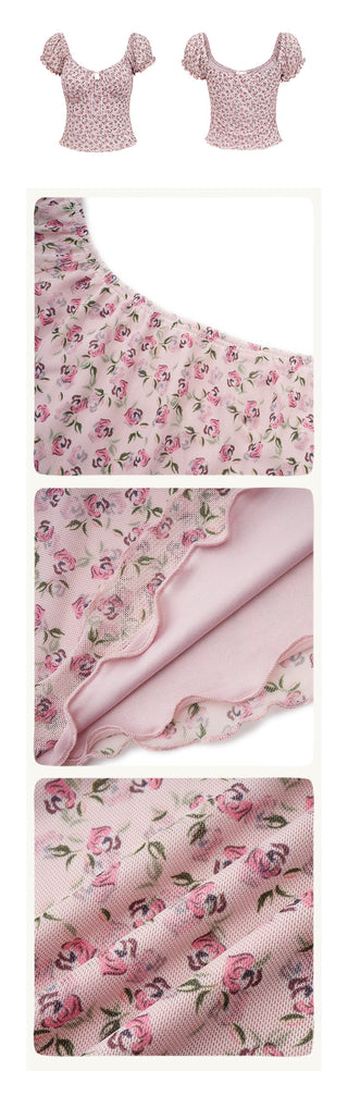 lace-up bubble sleeve