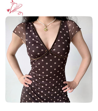 polka dot dress