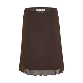 lace mesh skirt