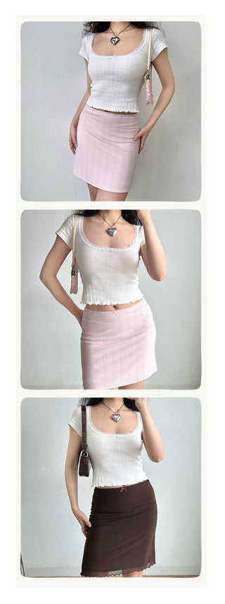 sunken stripe Top