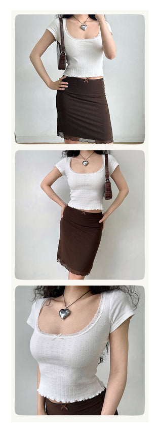 sunken stripe Top