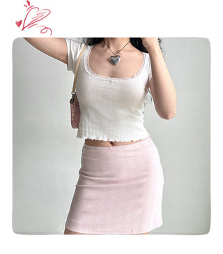 sunken stripe Top