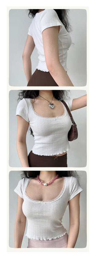 sunken stripe Top
