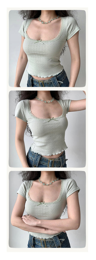 sunken stripe Top