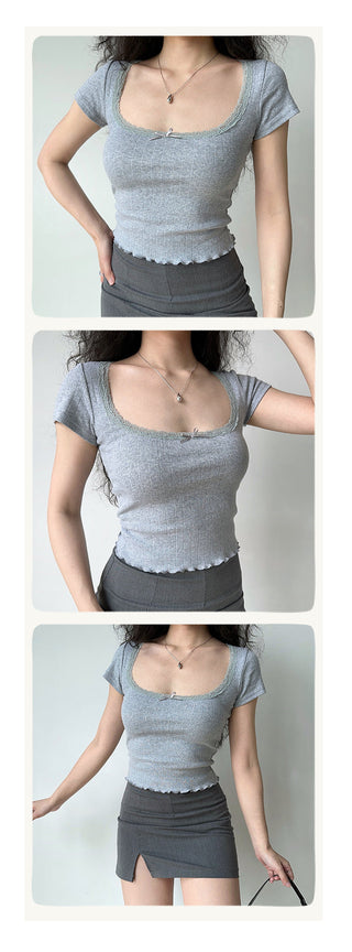 sunken stripe Top