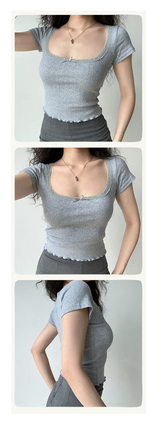 sunken stripe Top