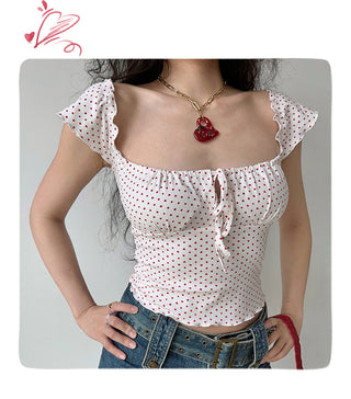 poker dot camisole