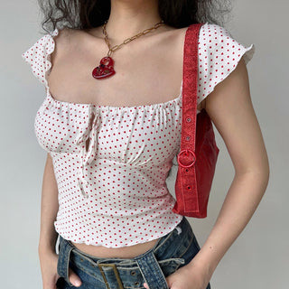 poker dot camisole