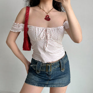 poker dot camisole