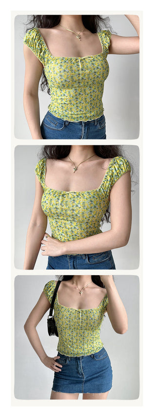 fruit print Top